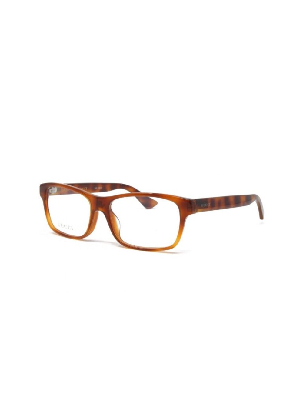 Gucci Men's Optical GG0006OA 012 Light Havana 57mm Clear Demo Lens NEW!